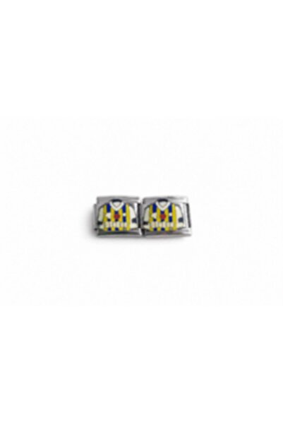 Hector&Co. Jewellery Sarı Lacivert Forma Figürlü İtalyan Charm | Paslanmaz Çe...