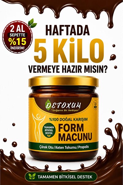 Detoxum İLK HAFTADA HAFİFLE !! Tok Tutma Hızlı Kilo, verdirici Zayıflamak Yük...