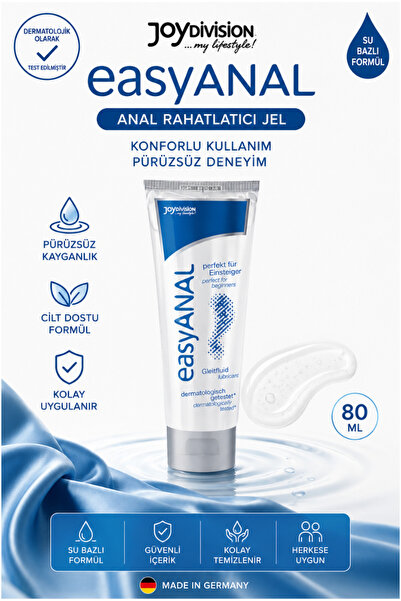 Joy Division Easy Anal Extra Formül Anal Kayganlaştırıcı Jel 80 Ml