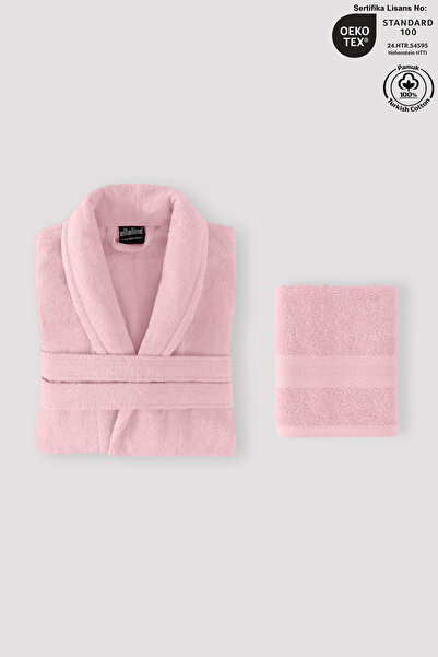 Ellaline Set halate de baie 100% bumbac certificat Şalyaka Set prosoape pentr...