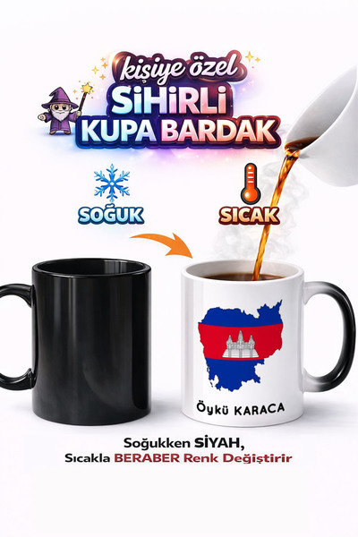 Kirbi Reklam Flag Cambodia Flag Cambodia Illustration Country Printed Porcela...