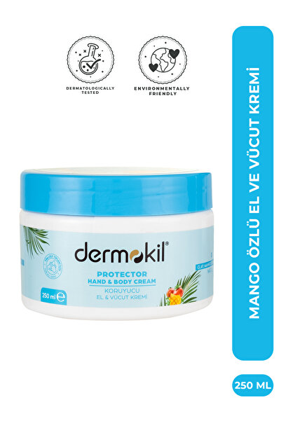 Dermokil Doğal Mango Özlü El ve Vücut Kremi 250 ml
