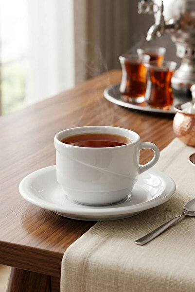 Güral Istanbul Porcelain Glass Tea and Cup 170 ml