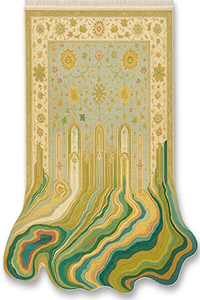 Rugs Modern Halı MOSSO Covor decorativ modern cu bază țesută, cu modele flora...