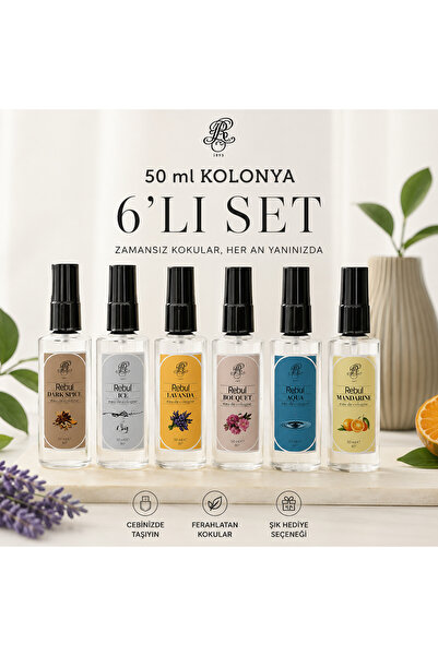 Rebul Kolonya Set 6x50 Ml