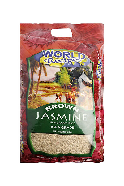 World Recipes Brown Jasmine Rice 5 Kg Rice