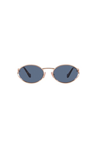 Miu Miu MU52YZVF/1V154 Kadın Güneş Gözlüğü Rose Metal Çerçeve Mavi Lens UV400