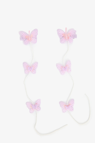 Penti Kız Çocuk Butterfly Lila Toka