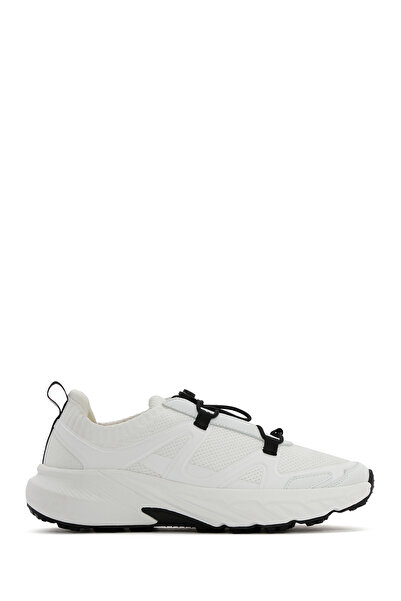 Derimod ACBC x DERİMOD Kadın Beyaz Bağcıklı Kalın Tabanlı Kumaş Sneaker 25SFD...