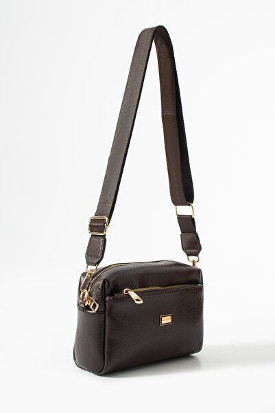 Ayax Geantă crossbody pentru femei, din piele artificială, cu 3 compartimente...