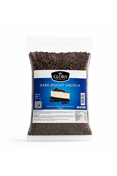 Glora DARK BISCUIT CRUNCH / KAKAOLU BİSKÜVİ PARÇACIKLARI 750g