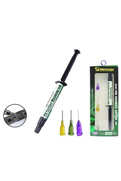 Genel Markalar G10 UV Lehim Maskesi 3cc Yeşil | PCB Anakart Tamir UV Solder M...