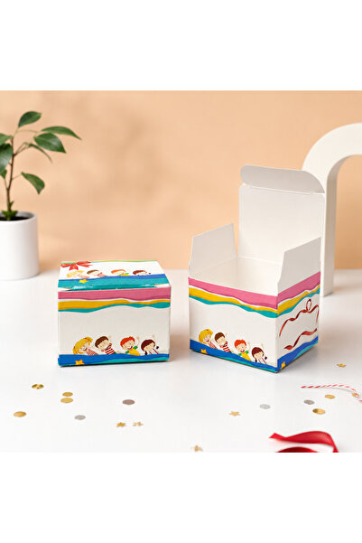 ecenplast Mini Hediye Kutusu - Öğrenci Hediye 5,5x4x4 Cm 100 Adet
