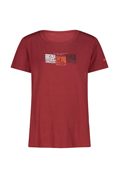 CMP Tricou dama 31T8476-Rosu-M