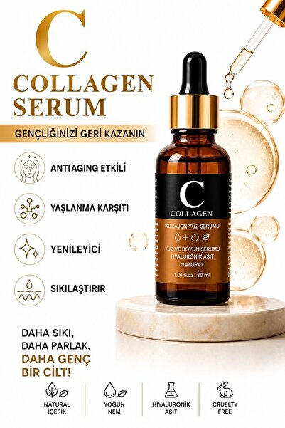 For You Gold Dolgunlaştırıcı, Yaşlanma Ve Kırışıklık Karşıtı Collagen Cilt Ba...