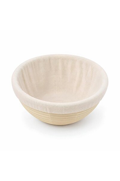 Genel Markalar Yuvarlak Ekmek Hamur Mayalama Sepeti- Bezli 22x9 cm Yuvarlak 2...