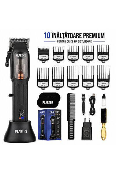 Plarths Masina de tuns parul profesionala NG-9006, motor magnetic 10.000rpm, ...