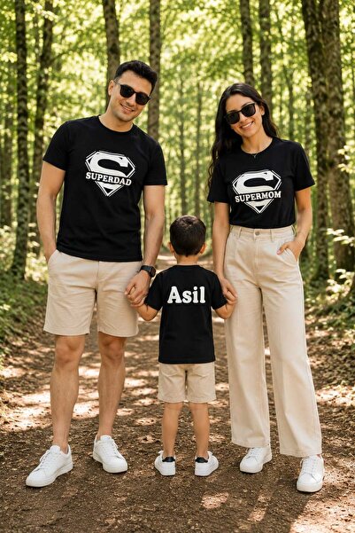 BY TUNA DESİGN Father's Day Gift Custom Combination T-Shirt-Family Combinatio...