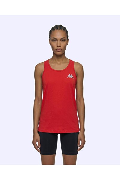 Kappa Survivor Woman Tank 4 Kadın Kırmızı Regular Atlet