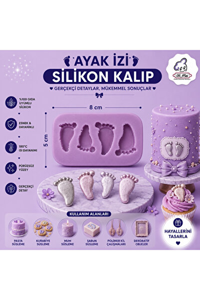 Dr.Paste Silikon Kalıp Ayak Izi