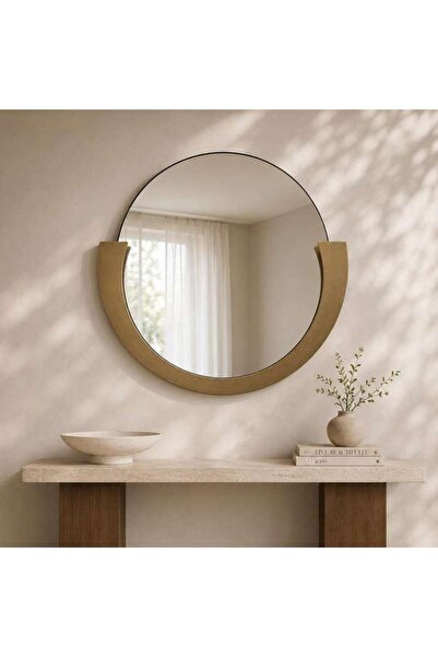 PAN HOME Nayelle Wall Mirror 108x103cm - Antique Gold