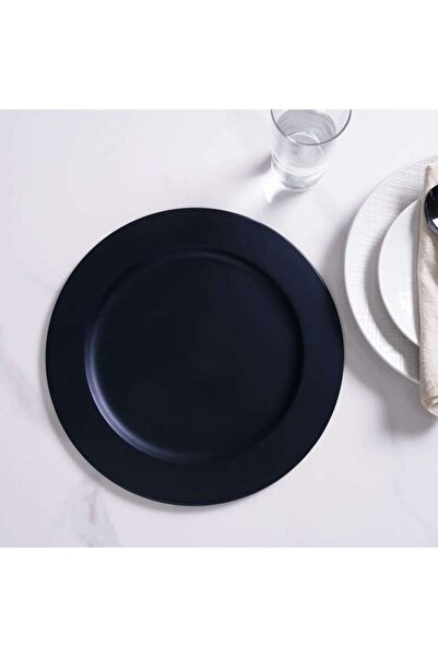 PAN HOME طبق تقديم نور مقاس 33×1 سم - أسود