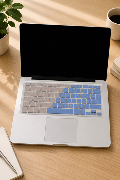 Mcstorey Macbook Air Pro Klavye Koruyucu (TÜRKÇE Q) (ESKİ USB'Lİ MODEL 2008-2...