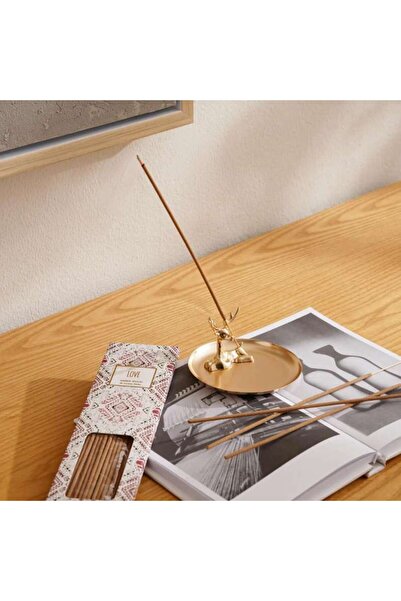 PAN HOME عبوة أعواد بخور من خشب العنبر آيفي، 30 قطعة، 6×30 سم - طبيعي