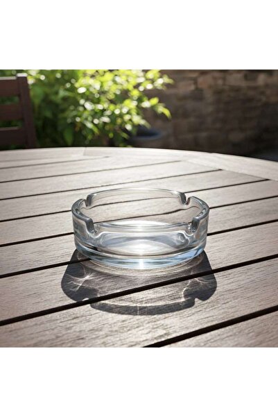 PAN HOME Asteria Ashtray Dia10.5cm -clear