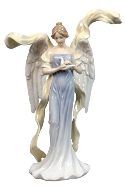 Wise VERONESE BİBLOLAR-WISE PORSELEN GÜVERCİNLİ MELEK 18*9*24,5 CM