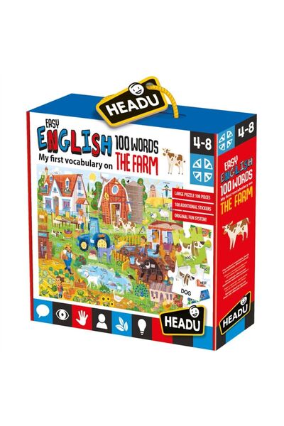 carioca Headu Easy Englısh 100 Words Farm (4-8 YAŞ)