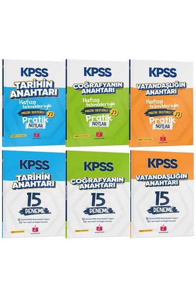 Anahtar Kitap 2026 Kpss'nin Anahtarı Hafıza Teknikleriyle Müzik Destekli Süpe...
