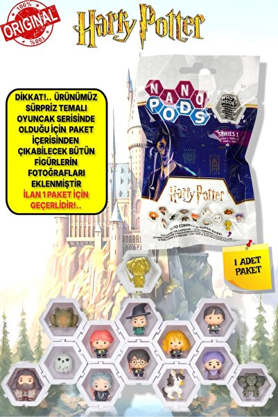 TOYFEST WIB Harry Potter Nano Pods Blind Bag Sürpriz Figür - 1 ADET