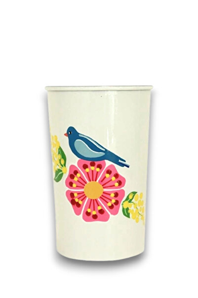DEDEMİN EMAYELERİ Cup with White Bird