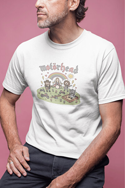 buzagi tasarım ürünleri Motörhead White Regular T-Shirt