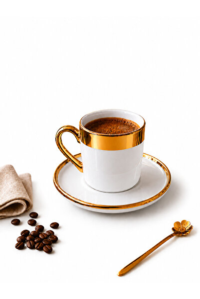 PİAURA Coffee Cup Set for 6 People, Coffee Cup Set