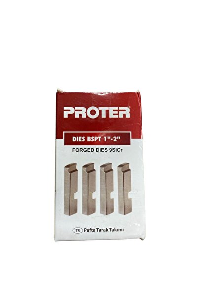 Proter YENİ ÜRÜN SERTLEŞTİRİLMİŞ ÇELİK FORGED PAFTA TARAK TAKIMI 1/2