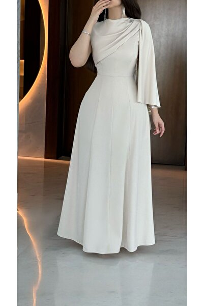 Nichii Sleeveless plain maxi dress