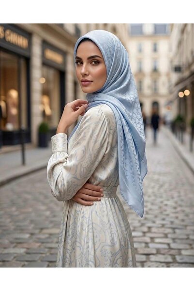 Damla Fashion pamuklu jakar eşarp