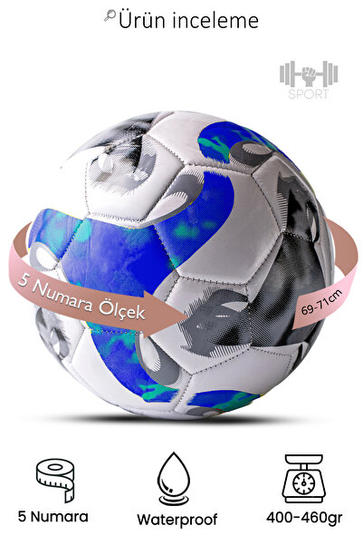 Hsport Futbol Topu 2026 Süperlig Türkiye Yeni Sezon DAYANIKLI Halı Saha,Çim,Beton Zemin Dikişli Top