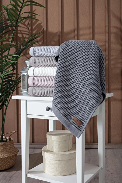Pupilla Collection Manhattan %100 Pamuk 50*90 6'Lı Yüz Havlusu - Asorti