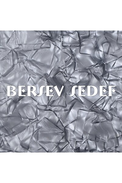 Bersev Sedef Kaplama Metalik Gri 35*160 cm