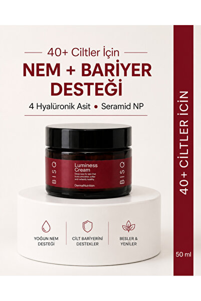 Bisque Luminess Cream | 40+ Nem ve Bariyer Kremi | Kuru ve Hassas Ciltler İçi...