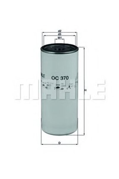 Mahle Original Filtru de ulei OC 370
