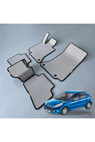 Peugeot 206 ve 206+ 1998-2005 Oto Paspas - Elmas Doku Havuzlu EVA Takım