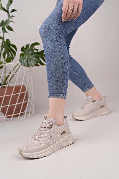 Nesil Shoes Queen 2105 Sand Women's Sneakers