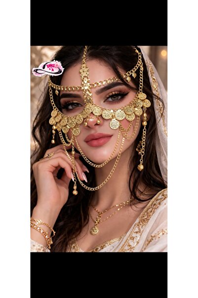 RAHAF TİCARET Voal pentru dansatoare, accesoriu pentru față orientală