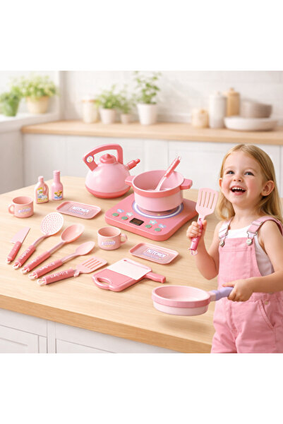 KidProtect Set de accesorii de bucătărie pentru copii Miss Chef, Mov