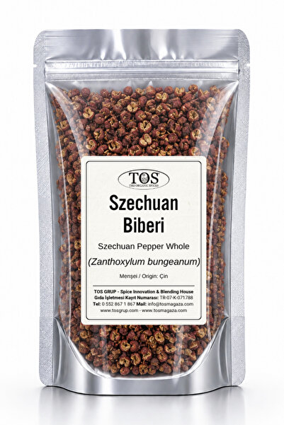 TOS The Organic Spices Sichuan / Szechuan Biberi 25 gr (1. Kalite) Zanthoxylu...