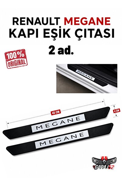 Renault Megane Logolu Orijinal Ön Kapı Eşiği Koruma Bandı Seti 2 ad. 8201683045